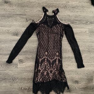 Black Lace Formal Dress